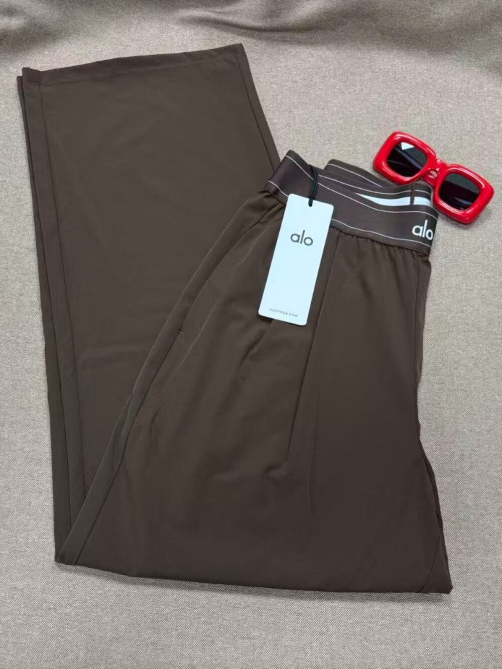 🙌Alo Yoga Coffee-colored Suit Up Trouser Regular ✨ - Picture 3 of 7